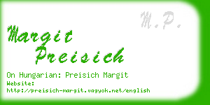 margit preisich business card